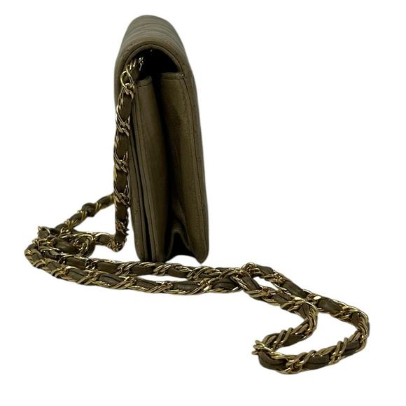 Jay Herbert Tan Leather Quilted Small Purse - Picture 8 of 14